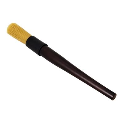 Black Professional Wood Handle Boar's Hair Detailing Brush
