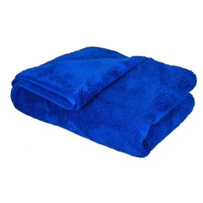 Plush Blue Blazing Microfiber Drying Towel 36” x 25”