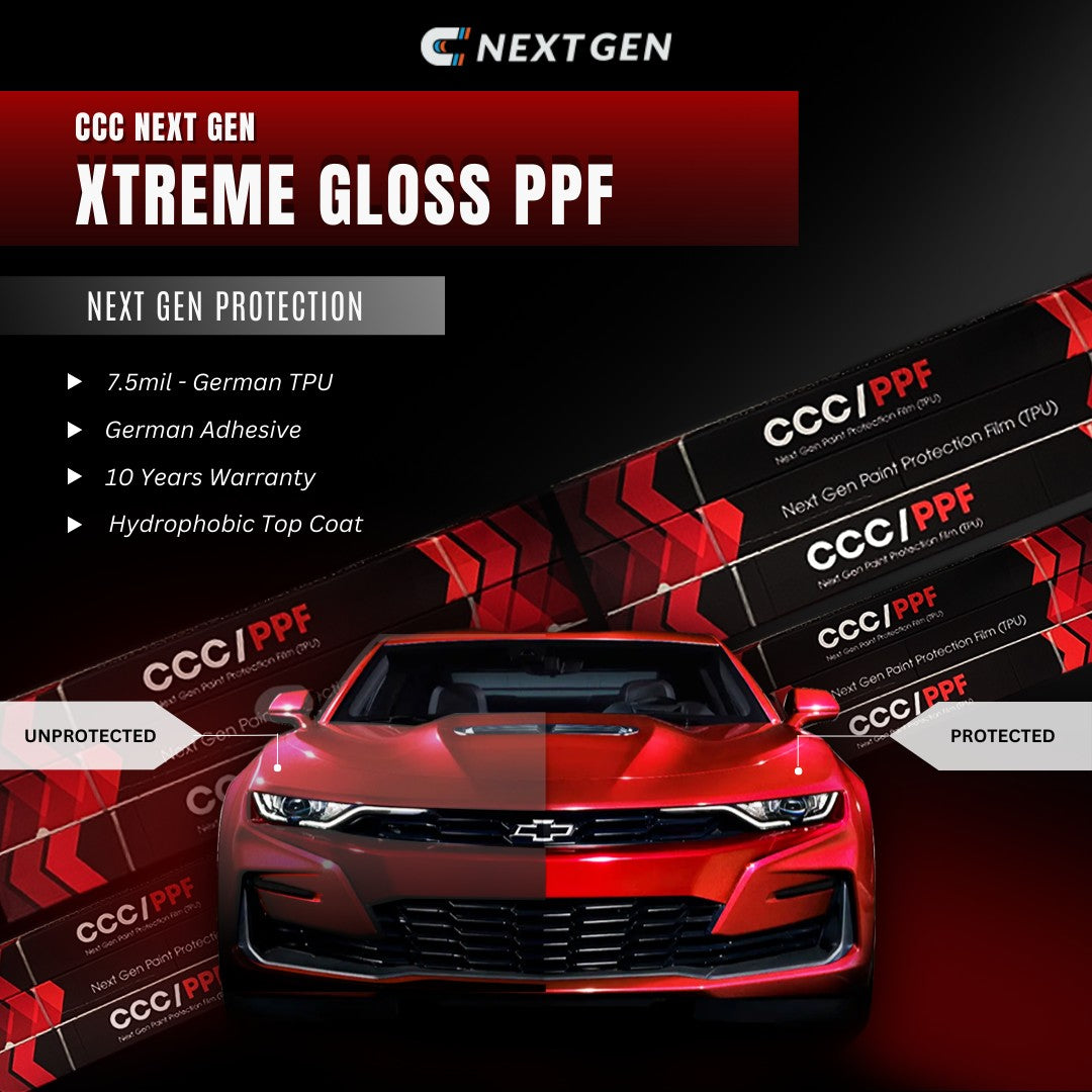 PPF Clear Paint Protection Film Gloss PPF 24"x50'